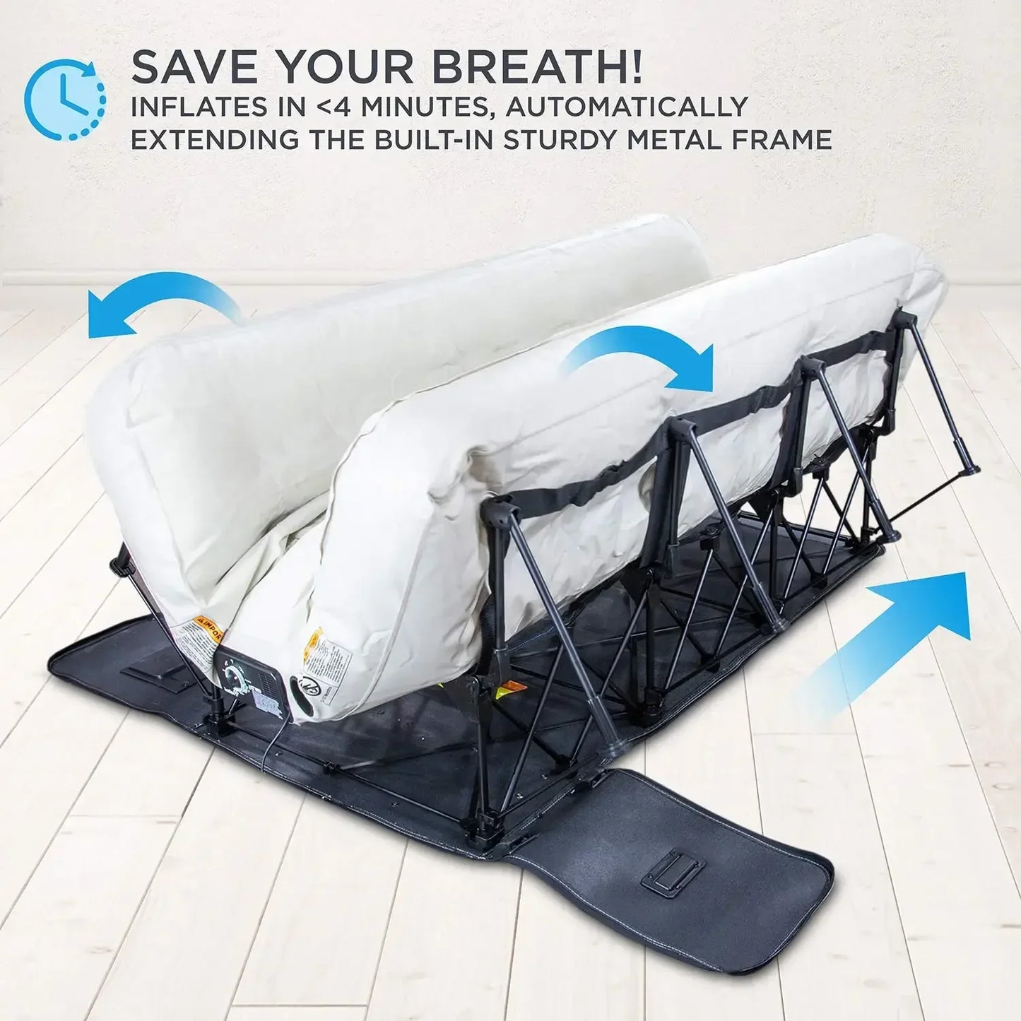 Automatic Retractable Inflatable Bed